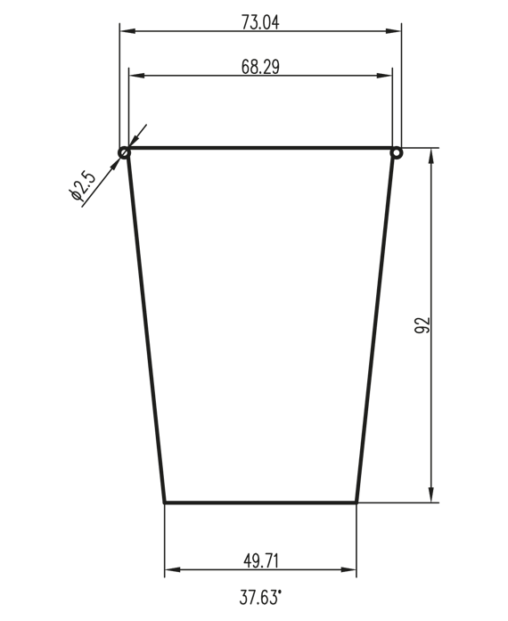 Schema Papirna čaša h92