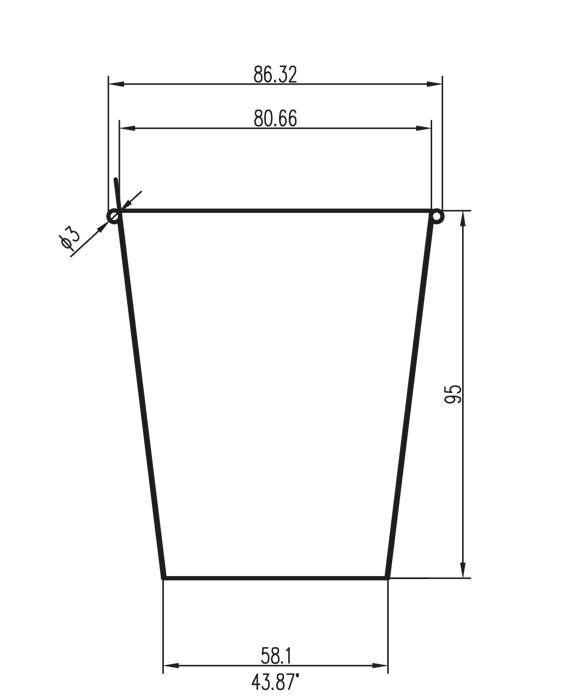 Schema Papirna čaša h95